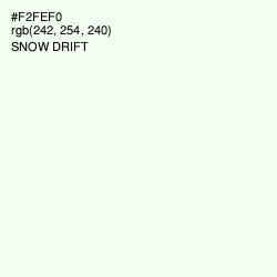 #F2FEF0 - Snow Drift Color Image